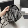 Avondtassen Crossbody designer tas handtas Dames schoudertas Ontwerpers portemonnee Mode all-match ketting ingelegde baksteen portemonnees Handtassen Volledige diamant