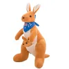 Plush Dolls 32CM Australian Kangaroo Doll Toy Rag Children s Birthday Gift Wedding Cartoon car decoration 231128