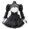 Costumes d'anime Nier Automata Yorha 2B Costume de Cosplay Anime femmes tenue déguisement ensemble de costumes fantaisie Halloween filles fête robe noire zln231128