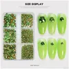 Nail Art Decoraties 1 Pack Mix Opaal Kristallen Steentjes 3D Charm Glas Plaksteen Non Fix Diy Sieraden Sticker Voor Nagels Drop Delivery H Dhz5Q