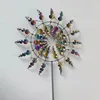 Garden Decorations Metal Windmill Colorful Outdoor Decoration Wind Spinners Catchers Collectors Courtyard Patio Lawn Free Delivery 231127