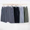 Lulu Herren-Shorts mit seitlichen Reißverschlusstaschen, super Qualität, Sport, Strand, Freizeit, Stretch, Größe S-XL