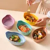 Miski Kreatywny kolorowy ceramiczny talerz łodzi owalny owoc sałatka misa porcelanowa zastawa stołowa śniadaniowe deser bochenek