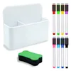 Magnetic Dry Erase Marker Holder For Whiteboard 8 Pieces Markers