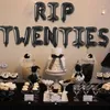 Другие товары для вечеринок Черные RIP TWENTIES Воздушные шары из фольги 30-летие Воздушные шары на день рождения Баннер Rip Молодежные мужчины Женщины Смешные товары для украшения вечеринки в честь 30-го дня рождения 231127