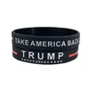 Trump 2024 Silicone Bracelet Party Favor Keep America Great Wristband Donald Trump Vote Rubber Support Bracelets MAGA FJB Bangles Party Favor