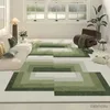 Teppiche Nordic Wohnzimmer rutschfeste Matte Teppich Green System Kühlung Schlafzimmer Bett Decke Hause Kristall Samt Teppich Bodenmatte