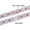 Luz de tira LED 5050 SMD RGBW RGBWW 4 Color em 1 tira de led led tira LED não à prova de água Diodo Backlight DC 12V 24V