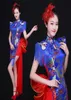 Chińskie sceniczne noszenie etniczne garnitury perkusowanie kostium klasyczny taniec