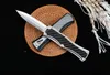 Нож Micro tech Goddess Angela AUTO, лезвие с двойной кромкой 3,149 дюйма D2, ручки из углеродного волокна 3K + авиационный алюминий, карманные инструменты для уличной тактической самообороны EDC