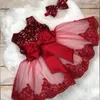 Girl Dresses Flower Hand Made Flowers Velvet Little Wedding Communion Pageant Gowns