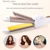 Curling Irons 2 in 1 Mini Portable Ceramic Hair Curler 28mm Curling Iron Hair Straightener Plates Wet Dry Dual Use Hair Styling Tools Q231128