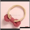 إكسسوارات الشعر sier sier ribbon accessories 20 pcslot soft corduroy bow bow nylon judge or blips hair baby dame gift y200710 drop dht9f