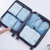 Duffel Çantalar 8pcs/Set Paketleme Küp Seyahat Erkekleri Kadınlar Taşınabilir Büyük Kapasiteli Giyim Ayakkabıları Sıralama Organizatör Bagaj Aksesuar Çantası