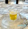 Keychain Artificial Beer Cup Creative Acrylic Mini Wine Keychain Fun Party Friends Gift Car Bag Holder