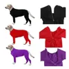 Vestuário para cães Pet Onesie Roupas Médio Grande Pijama Ansiedade Calmante Camisa 4 Pernas Macacão Prevenir Derramamento Cirurgia de Cabelo Recuperação 231128