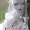 Dolls Design Nimun 14 BJD Half Sleep Elf Ear Pure White As Snow Butterfly Fairy Fullset Resin Gightred Balled 230427