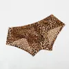 Underpants Men Leopard Briefs Bulge Pouch Underwear Ultra-soft Boxer Sexy Low Waist Exotic Apparel Elasticity Breathable Lingerie