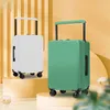 Suitcases Vescovo 20"24 Inch Design Suitcase With Wide Handle Men Travel Case Women Rolling Trolley Luggage Spinner Wheels