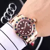 Herenhorloge Luxe designerhorloge 40 MM aaa Zwarte wijzerplaat Automatisch mechanisch Keramisch Modieus Klassiek roestvrij staal Waterdicht lichtgevend saffierhorloge dhgate