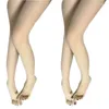 Chaussettes d'été fines et transparentes pour femmes, collants de manucure amusants, collants séparés à cinq doigts, nouveauté, bas transparents sans couture