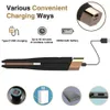 Hårrätare trådlöst platt järn Floating Plate USB 5000mAh Mini 2 i 1 hårrätare med laddning Portable Cordless Curler Styling Tools 231127