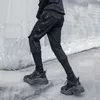 Pants Sides Drawstring Weaving Techwear Harem Pants Men Harajuku Hip Hop Skinny Pants Goth Punk Street Joggers