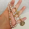 Strand Pearl Misbaha Tasbih Doğal Tatlı Su Mesbaha Hediye Müslüman 33 Dua Boncukları 9-10mm İslami Takı Tespih Boncuk