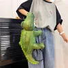 Krokodil-Cartoon-Rucksack, niedliche Krokodil-Puppe, kreativer Rucksack, Freizeittasche