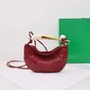 Borsa a mano Borsa da donna Designer Sardines Borse Botteegas Borsa da donna in pelle intrecciata Atmosfera semplice Messenger a una spalla Venetta 1 THUV