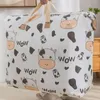 Sacs de rangement motif vache pour couette couverture voyage bagages vêtements organisation sac seau grande capacité