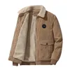 Men's Down Parkas Men Corduroy Jackets Winter Coats Casual Jaquetas Fashion Male Thicker Warm Fit Short Winer Size 5XL 231128