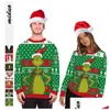 Men'S Hoodies & Sweatshirts Designer Hoodie Men Uni Couples Ugly Christmas Xmas Sweaters Round Neck Plover Sweatshirt 3D Funny Squirre Ottea