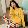 home clothing New Fashion Pajamas Women's Spring and Autumn Models Long-sleeved Home Service Simple Loose Casual Suit Large Size 5XLvaiduryd