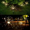 Solbelysning 120/150 LED Fyrverkerier Lamp trädgårdsdekoration utomhus gräsmatta år jul