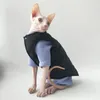 Kat kostuums Sphynx 4-potig met dons herfst winter huisdier set voor katoen kostuum zacht kitten kitty jas puppy outfit