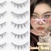 3 PCFalse Eyelashes 5 Pairs Anime Eyelash Transparent Stalk Invisible Band Manga Lashes Natural False Eyelashes Makeup Z0428