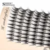 3 PCFalse Eyelashes 246 Bundles Maquillage professionnel Cils individuels Cluster Spikes Lash Wispy Premade Russian Natural Fluffy False Eyelashes Z0428