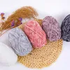生地と縫製100gball Chenille diy編み糸ベルベット柔らかい濃い暖かいウール糸
