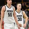 Iowa Hawkeyes Basketball Jersey NCAA College Luka Garza Joe Wiesskamp CJ Fredrick Connor McCaffery Joe Toussaint Ryan Kriener Tony Perkins