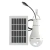 Solar Power LED Bulb Energy Lamp Outdoor Lighting Timing Camp Tent Lamp Portable