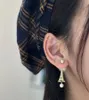 Luxury Stud Big Gold Hoop Earring For Lady Women Orrous Girls Ear Studs Set Designer Jewelry Earring Valentine's Day Asymmetriska örhängen
