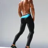 Hosen Top Männer Hohe Stretch Enge Hosen Mann Lange Hose Niedrige Taille Sexy männer Legging Neue Aktiv Entwickelt Jogginghose fitness Workout Cargo