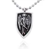 Colliers avec pendentif en acier inoxydable Angel Michael Collier pour homme