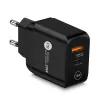 Carregamento rápido 18w 20w usb c pd carregador ue eua ac casa adaptadores de energia de viagem para iphone 14 15 pro max samsung telefone android