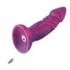 Dildos/Dongs Hismith 8 '' 3 Hızlı Titreşimli Dildo 4 Mod Seks Makineleri için Hafif Kavisli Silikon Dong 231128