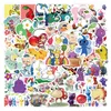 50pcs dessin animé pikmin autocollants Graffiti autocollant pour ordinateur portable moto bagage décalcomanie guitare autocollants grossistes