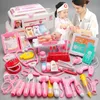 Skönhetsmode 3551PCSSet Girls Roll Spela Doctor Game Medicine Simulation Dentist Behandla tänder låtsas Toy for Toddler Baby Kids 230427