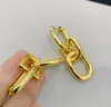 Trendy Designer 18K placcato oro ciondola orecchino a cerchio da donna orecchino di alta qualità per le donne Eardrop moda gioielli festa di nozze