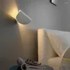 Lampade da parete a risparmio energetico: lampada moderna a LED, luce rotante nordica, personalità creativa, camera da letto, comodino, soggiorno, arredamento